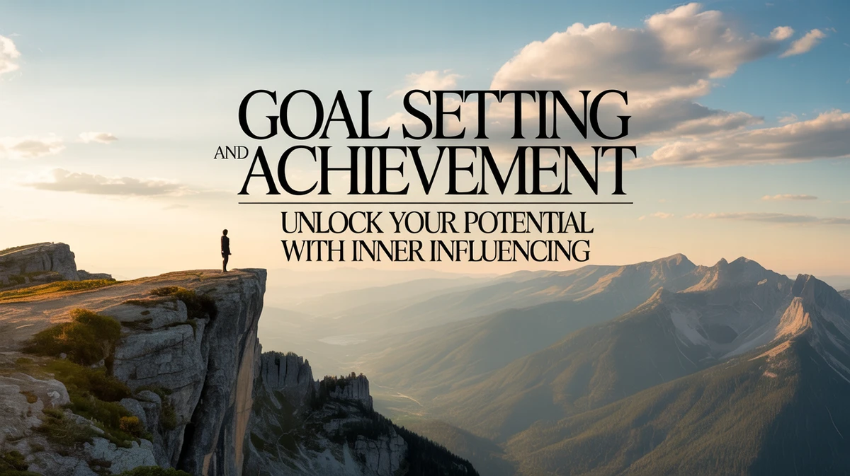 Person setting and achieving goals with Inner Influencing