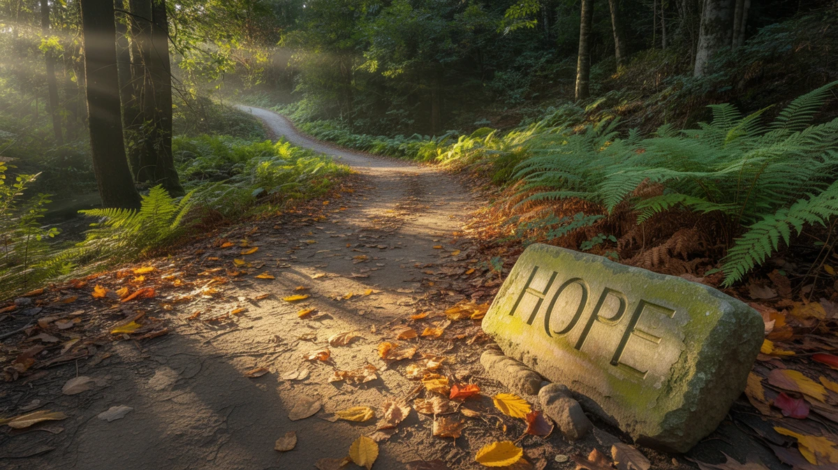 Woman experiencing emotional release and renewal from grief