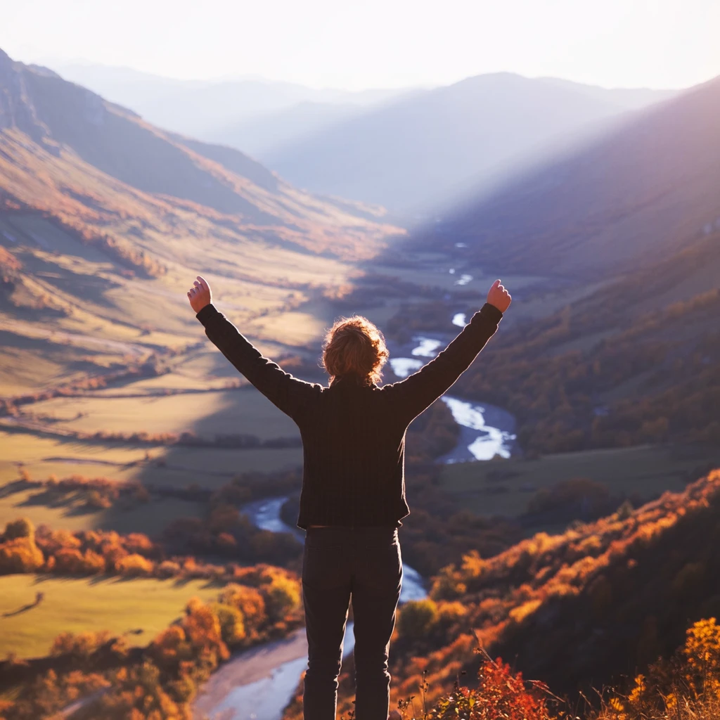 Learning to feel good now without waiting for perfection